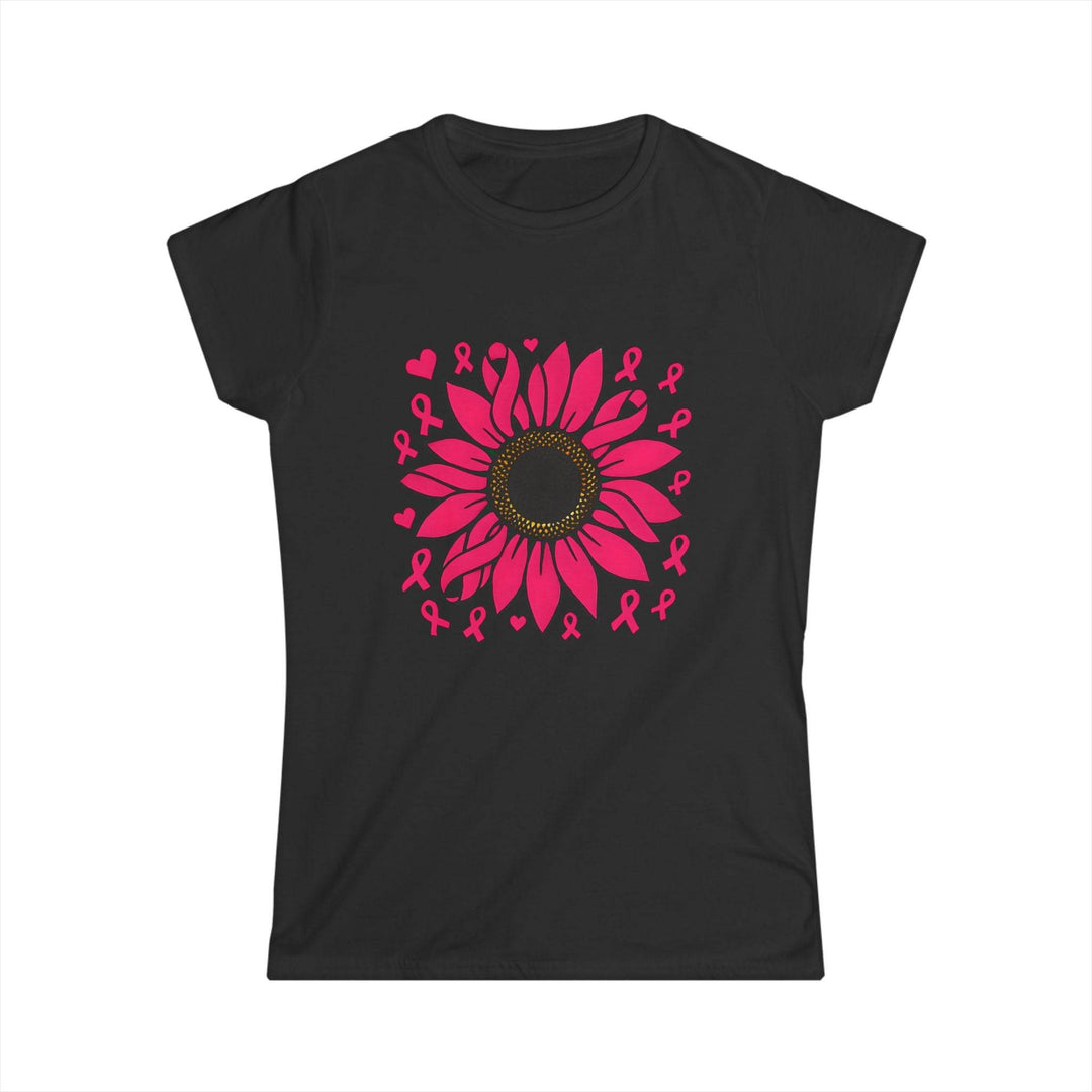 Pink Sunflower Cancer Shirt - Awareness Tee - Gutsy Garb