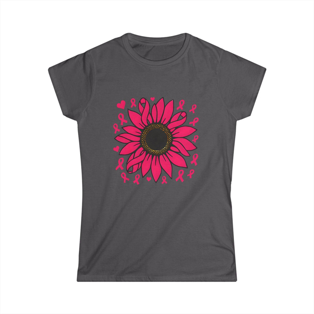 Pink Sunflower Cancer Shirt - Awareness Tee - Gutsy Garb