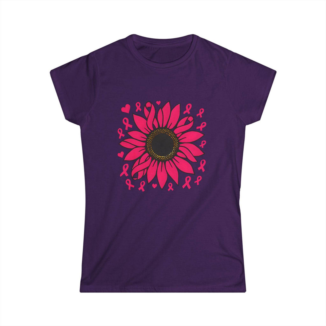 Pink Sunflower Cancer Shirt - Awareness Tee - Gutsy Garb