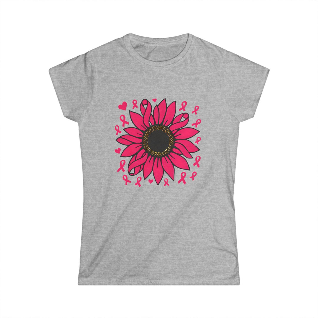 Pink Sunflower Cancer Shirt - Awareness Tee - Gutsy Garb