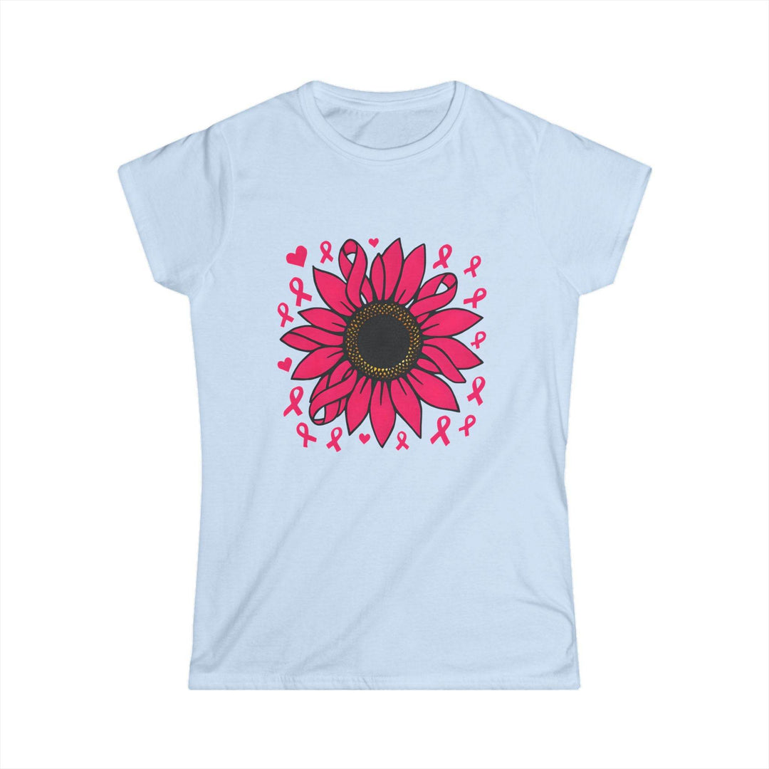Pink Sunflower Cancer Shirt - Awareness Tee - Gutsy Garb
