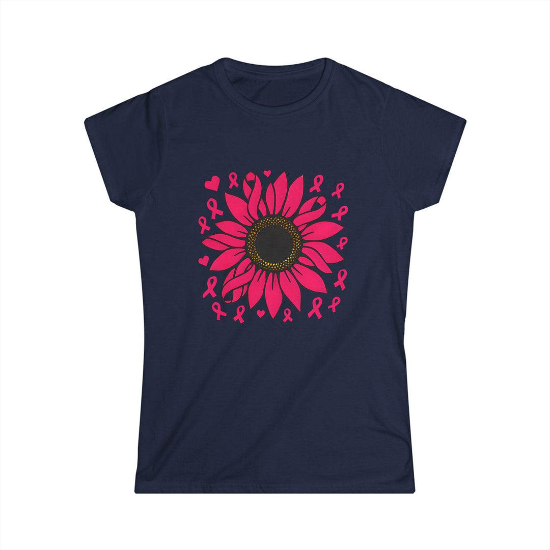 Pink Sunflower Cancer Shirt - Awareness Tee - Gutsy Garb