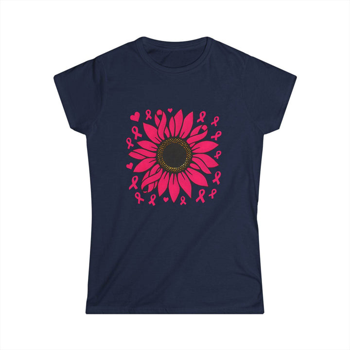 Pink Sunflower Cancer Shirt - Awareness Tee - Gutsy Garb