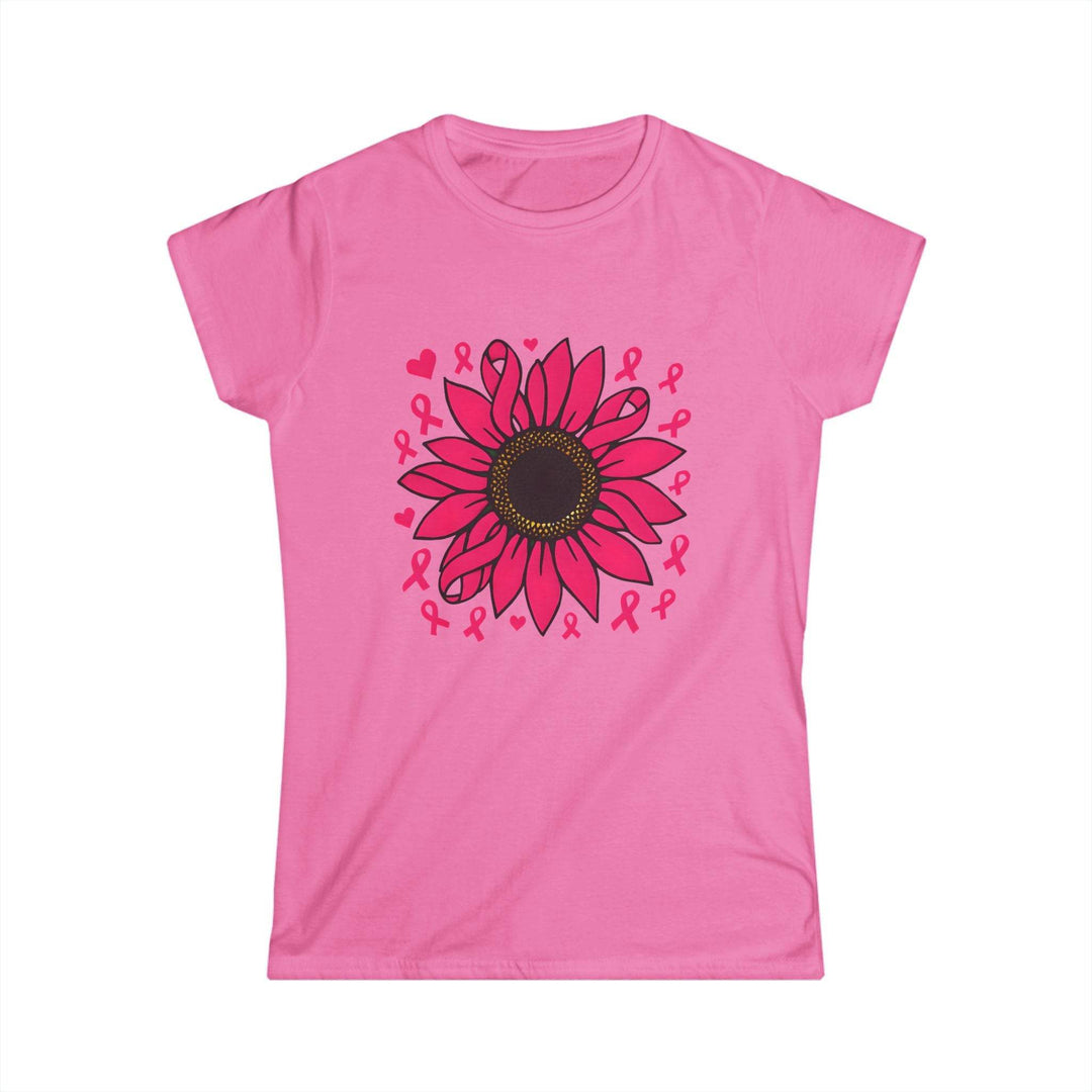 Pink Sunflower Cancer Shirt - Awareness Tee - Gutsy Garb
