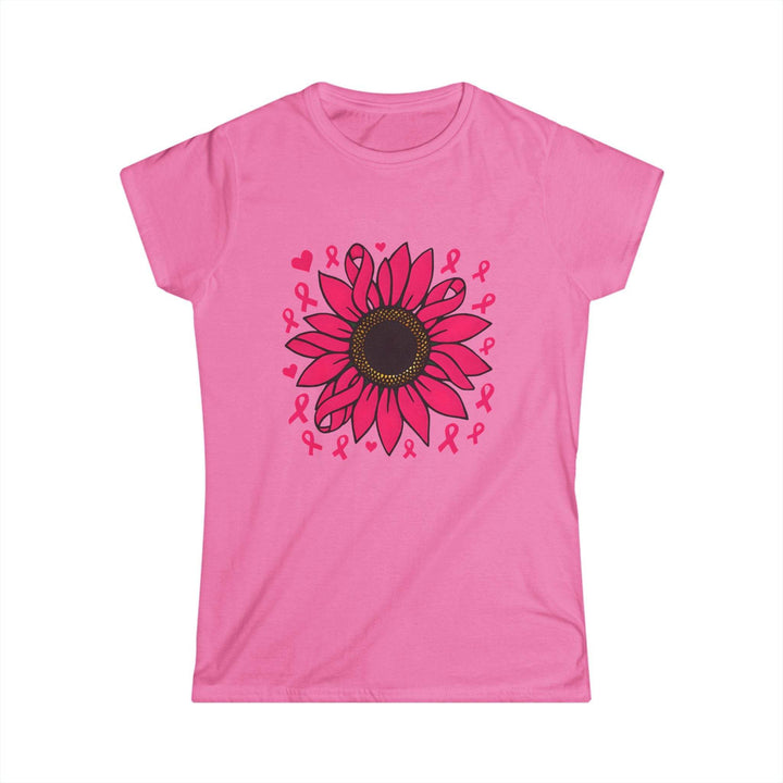 Pink Sunflower Cancer Shirt - Awareness Tee - Gutsy Garb