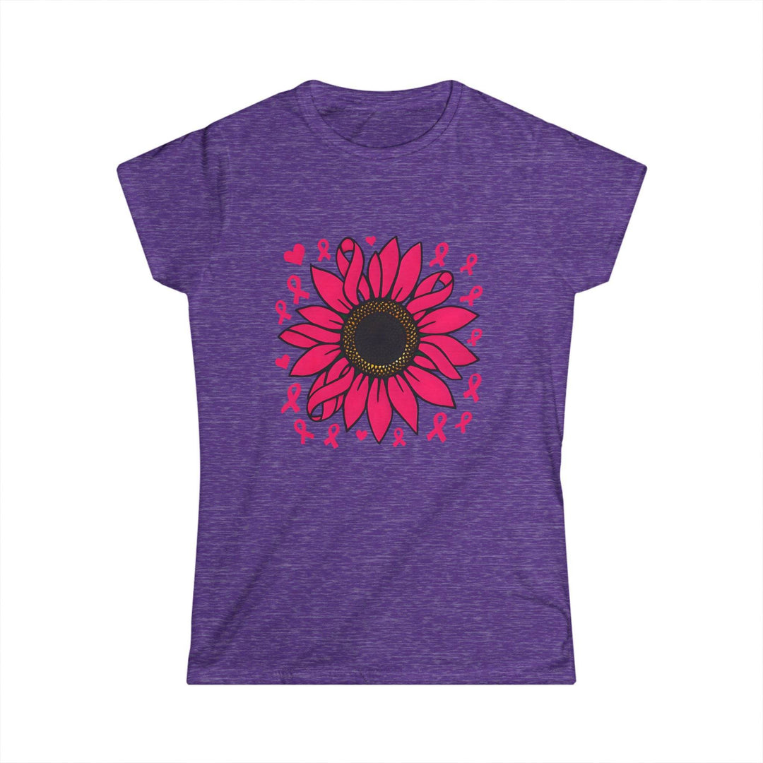 Pink Sunflower Cancer Shirt - Awareness Tee - Gutsy Garb