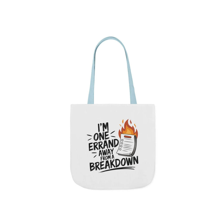 One Errand from Chaos Tote - Colorful Straps - Gutsy Garb
