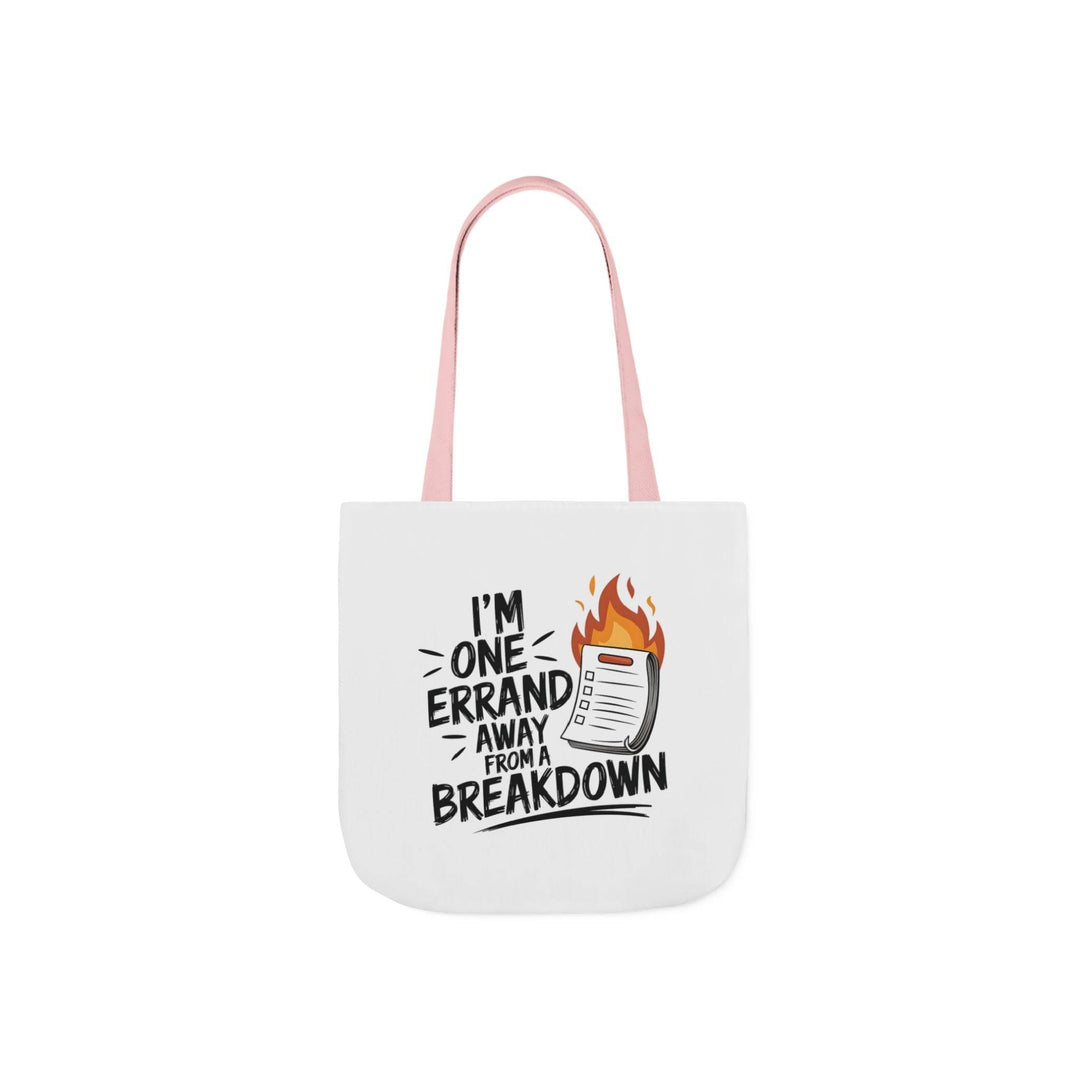 One Errand from Chaos Tote - Colorful Straps - Gutsy Garb