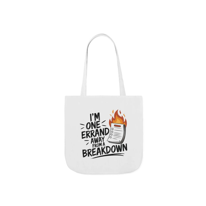 One Errand from Chaos Tote - Colorful Straps - Gutsy Garb