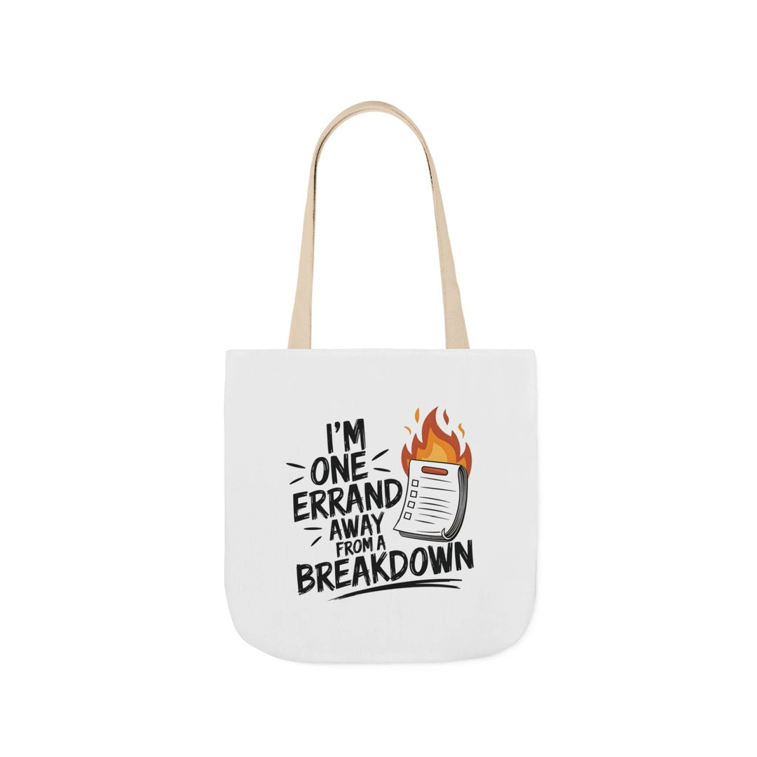 One Errand from Chaos Tote - Colorful Straps - Gutsy Garb