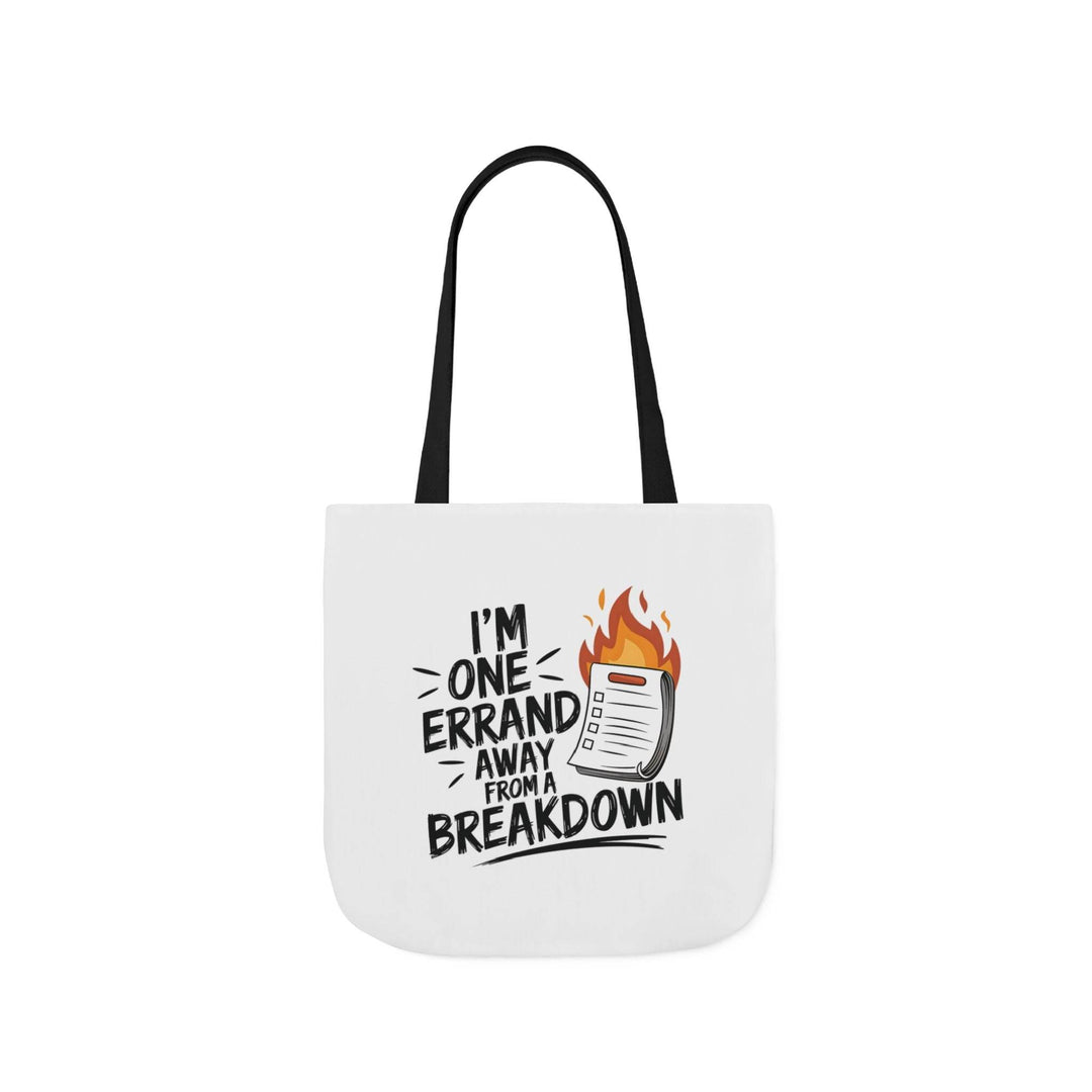 One Errand from Chaos Tote - Colorful Straps - Gutsy Garb