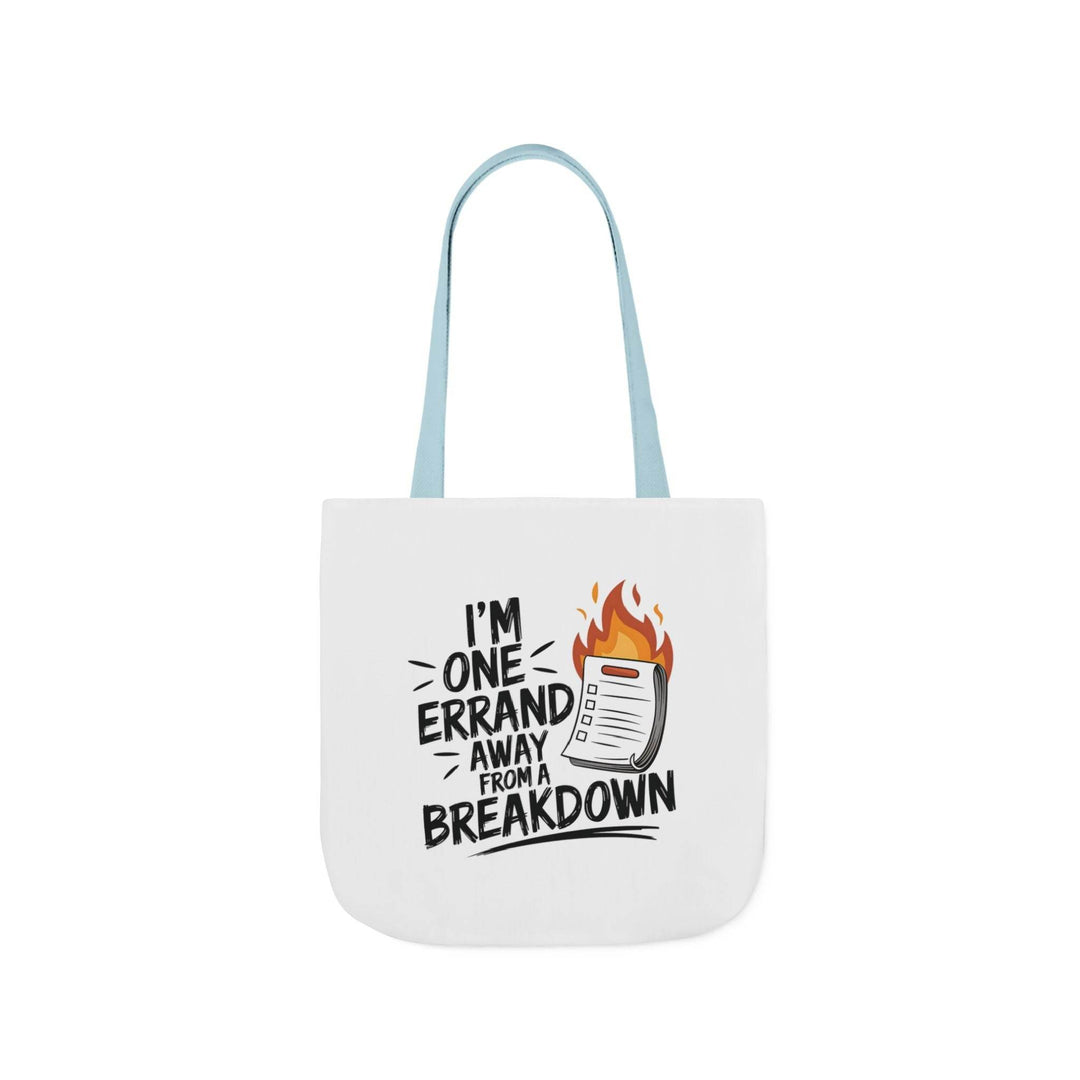 One Errand from Chaos Tote - Colorful Straps - Gutsy Garb