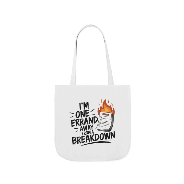 One Errand from Chaos Tote - Colorful Straps - Gutsy Garb
