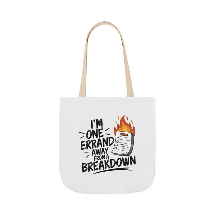 One Errand from Chaos Tote - Colorful Straps - Gutsy Garb