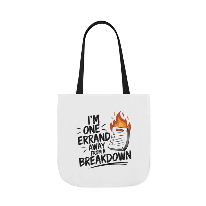 One Errand from Chaos Tote - Colorful Straps - Gutsy Garb