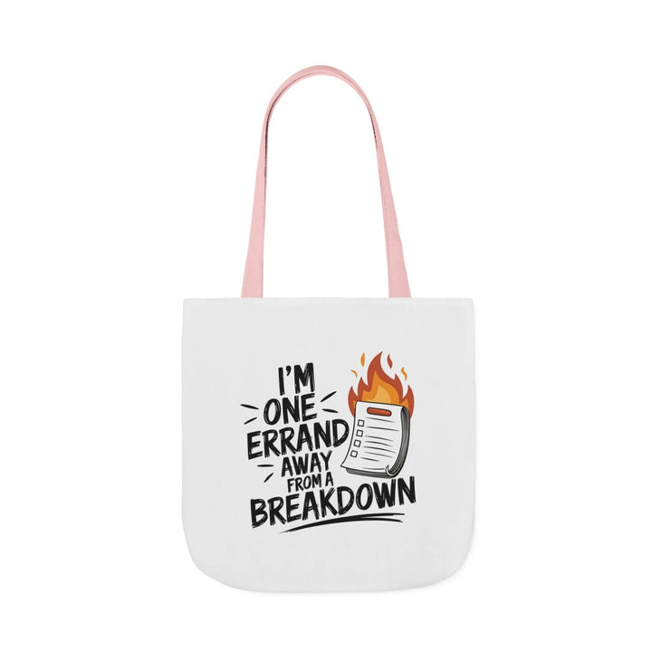 One Errand from Chaos Tote - Colorful Straps - Gutsy Garb