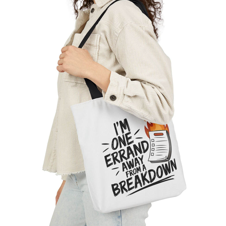 One Errand from Chaos Tote - Colorful Straps - Gutsy Garb