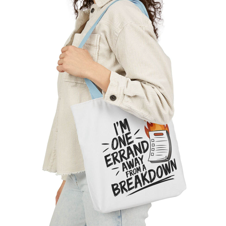 One Errand from Chaos Tote - Colorful Straps - Gutsy Garb