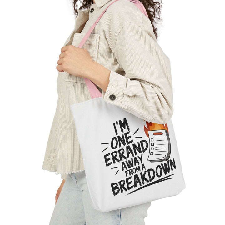 One Errand from Chaos Tote - Colorful Straps - Gutsy Garb