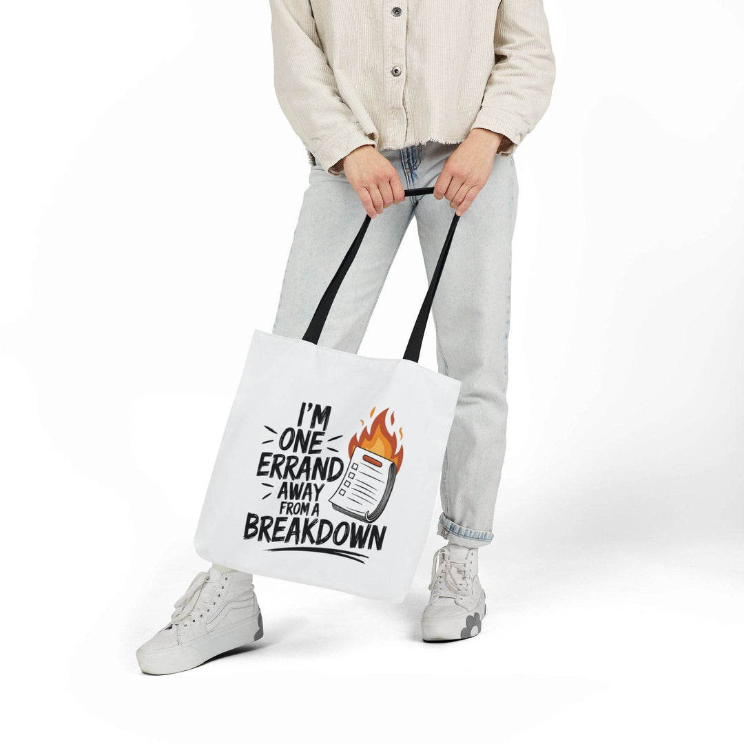 One Errand from Chaos Tote - Colorful Straps - Gutsy Garb