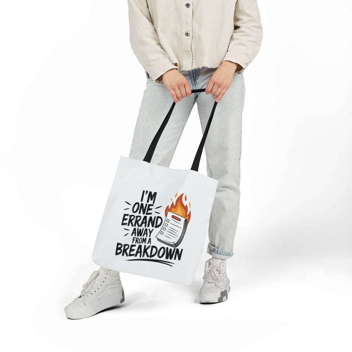One Errand from Chaos Tote - Colorful Straps - Gutsy Garb
