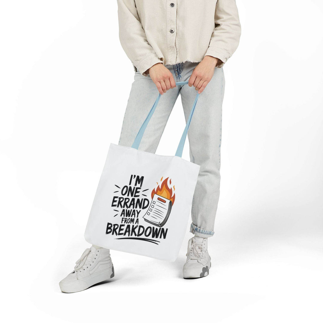 One Errand from Chaos Tote - Colorful Straps - Gutsy Garb