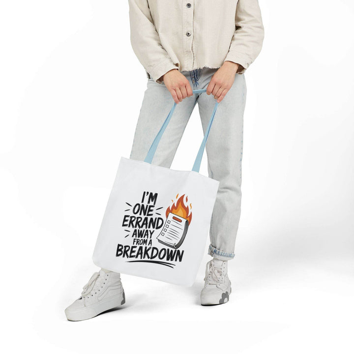 One Errand from Chaos Tote - Colorful Straps - Gutsy Garb