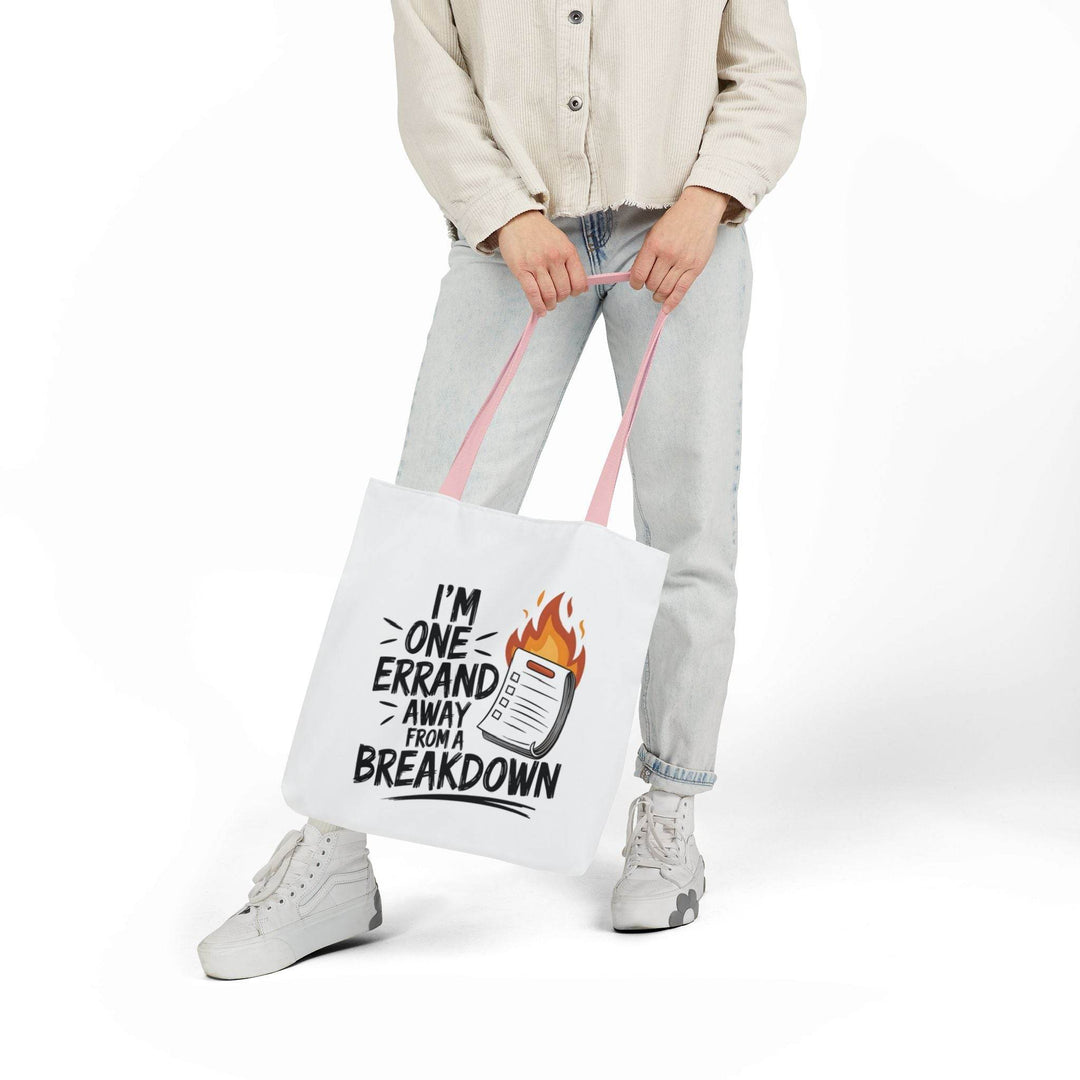 One Errand from Chaos Tote - Colorful Straps - Gutsy Garb