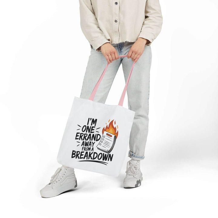 One Errand from Chaos Tote - Colorful Straps - Gutsy Garb