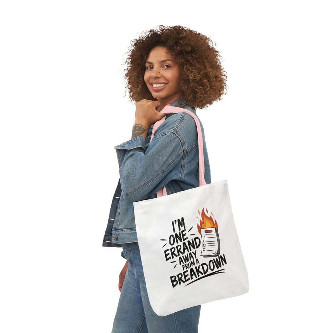 One Errand from Chaos Tote - Colorful Straps - Gutsy Garb