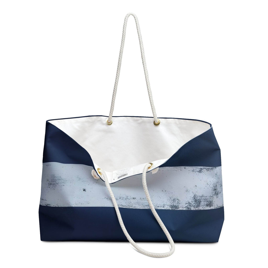 Nautical Weekender Tote Bag with Durable Rope Handles - Gutsy Garb