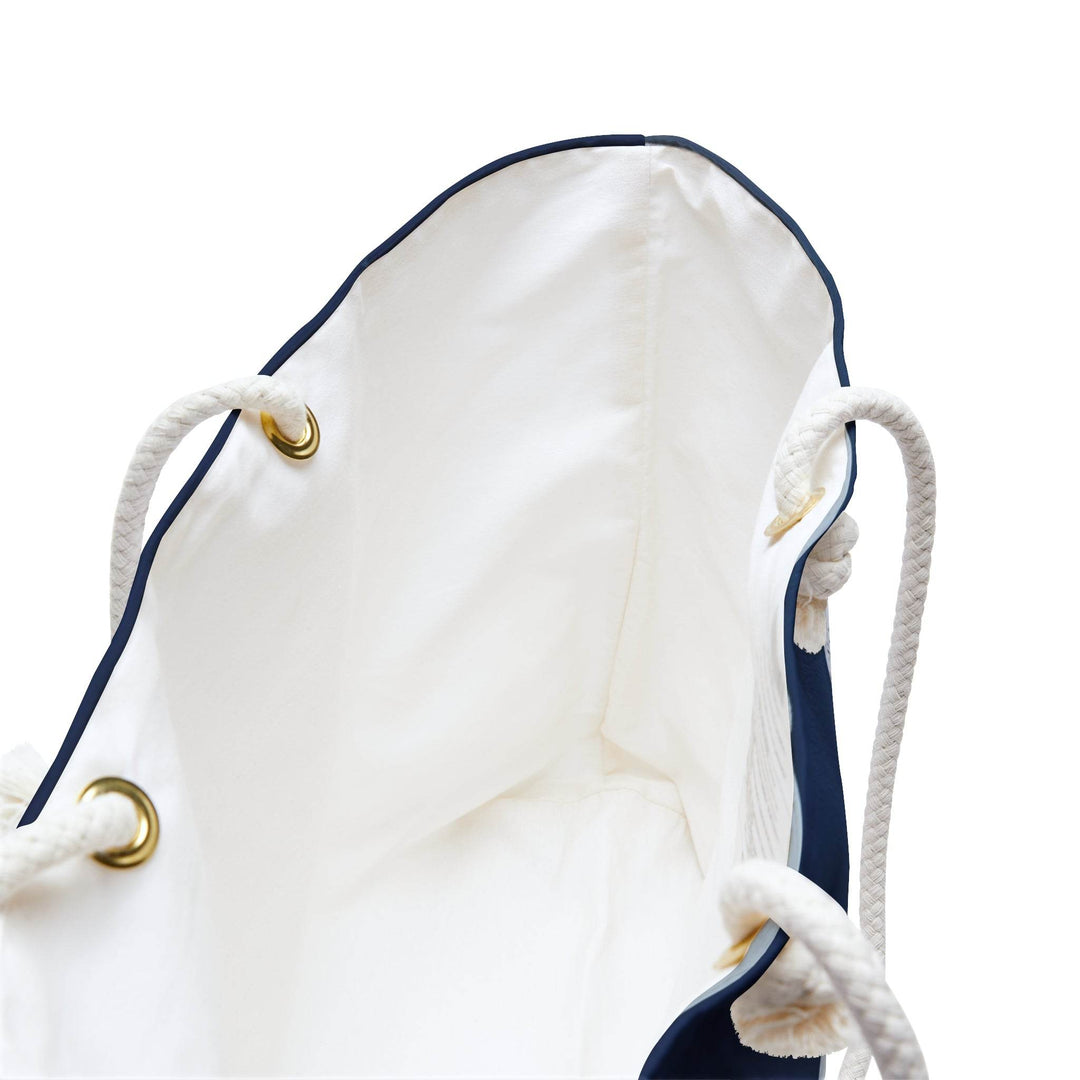 Nautical Weekender Tote Bag with Durable Rope Handles - Gutsy Garb