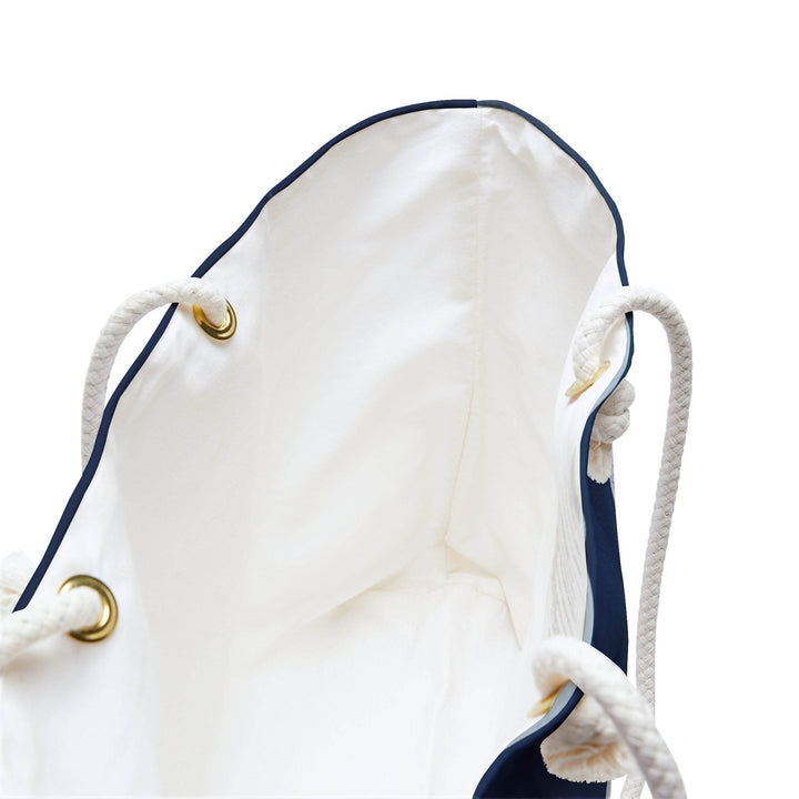 Nautical Weekender Tote Bag with Durable Rope Handles - Gutsy Garb
