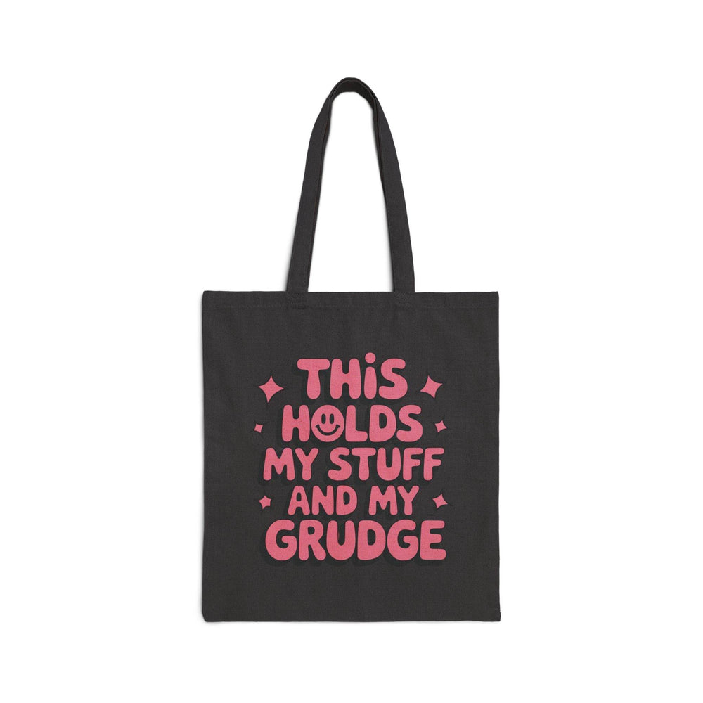 Edgy Canvas Tote Bag - Bold Grudge Design - Gutsy Garb