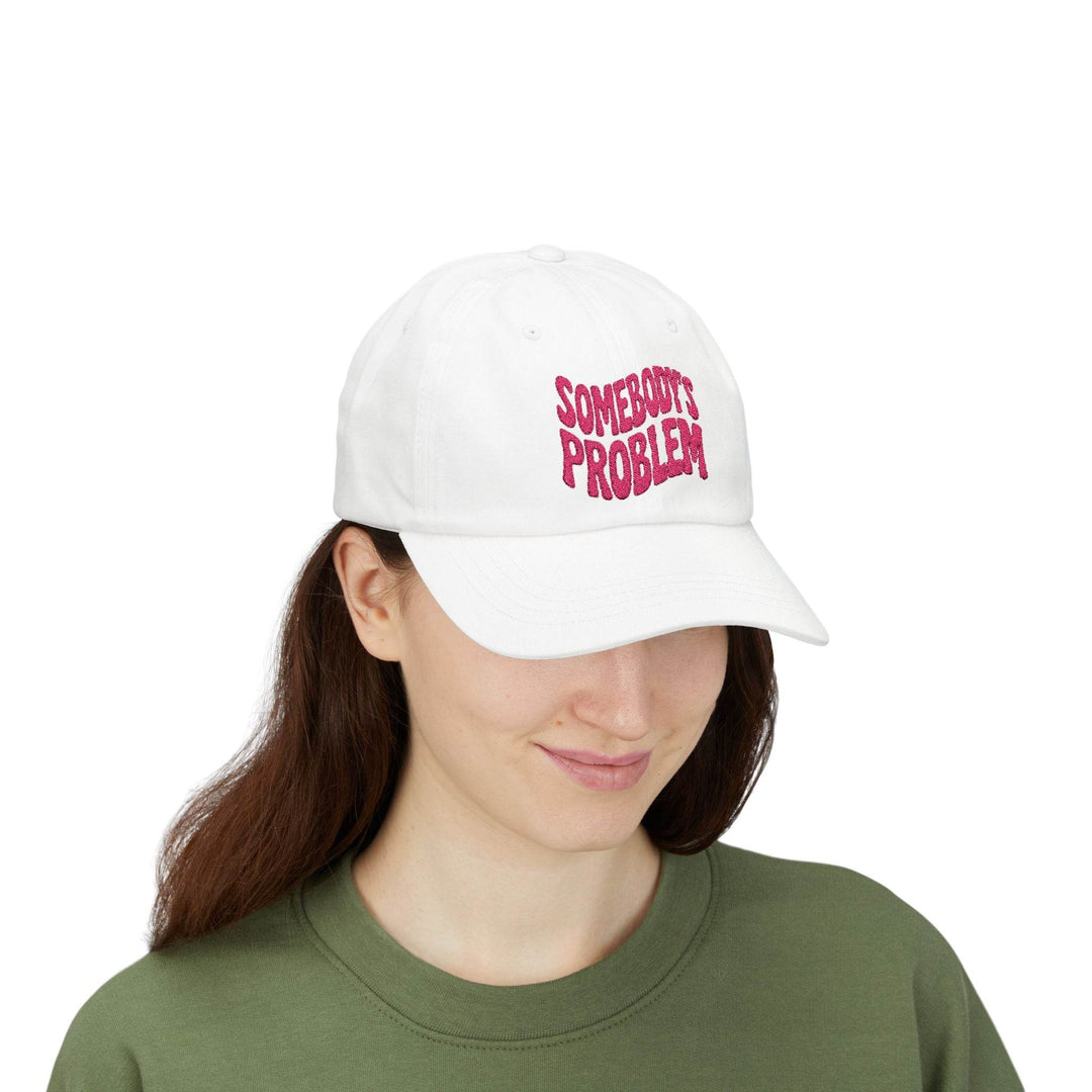 Somebody's Problem Chill Vibes Cap - White Hat - Gutsy Garb