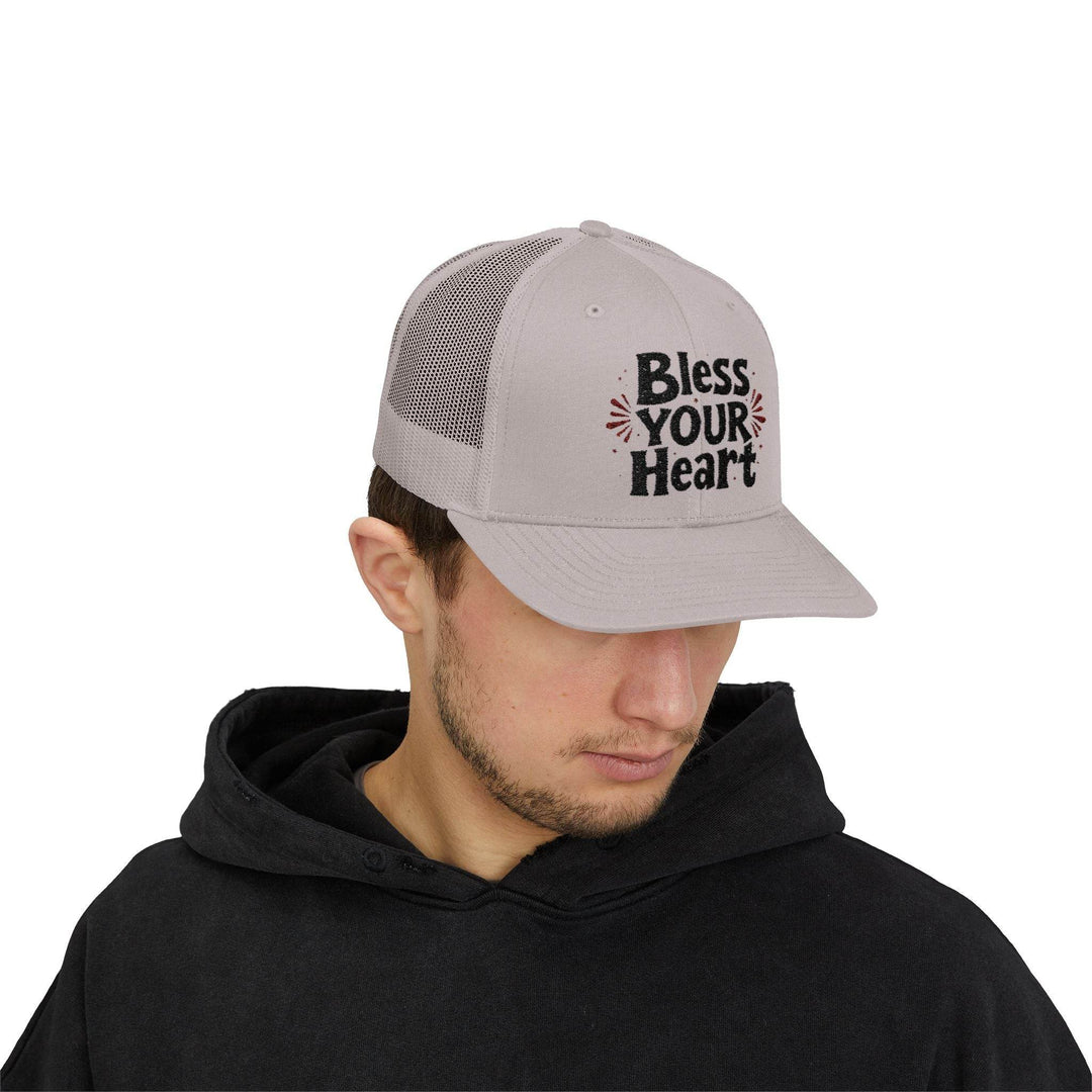 Bless Your Heart Hat - Stylish Trucker Cap - Gutsy Garb