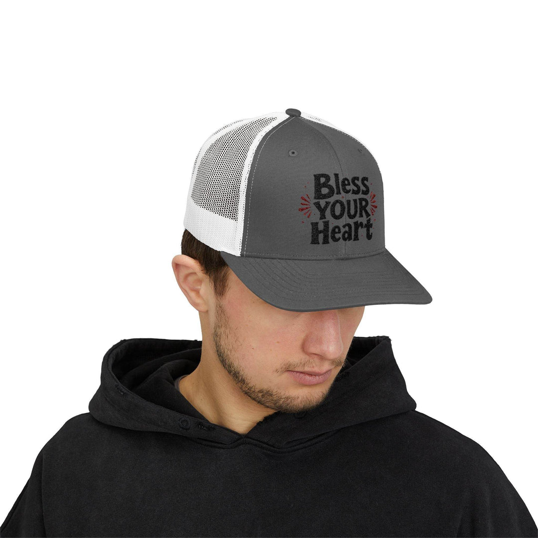 Bless Your Heart Hat - Stylish Trucker Cap - Gutsy Garb
