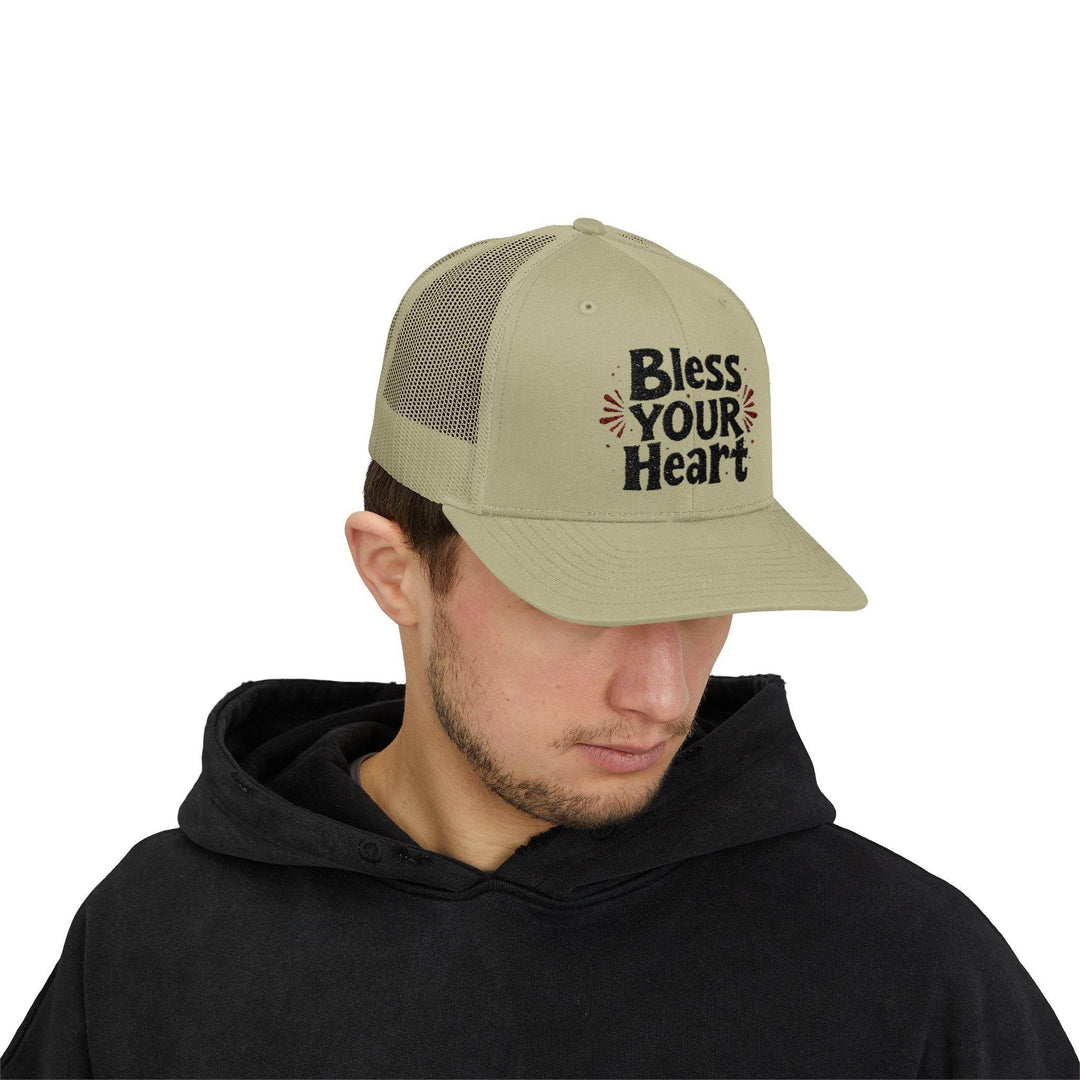 Bless Your Heart Hat - Stylish Trucker Cap - Gutsy Garb