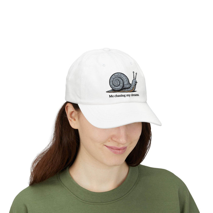Whimsical Snail Hat with Dream Chaser Design - Gutsy Garb