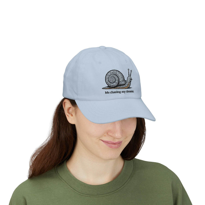 Whimsical Snail Hat with Dream Chaser Design - Gutsy Garb