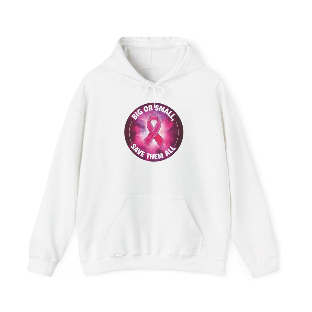 Breast Cancer Awareness Hoodie with Supportive Ribbon - Gutsy Garb