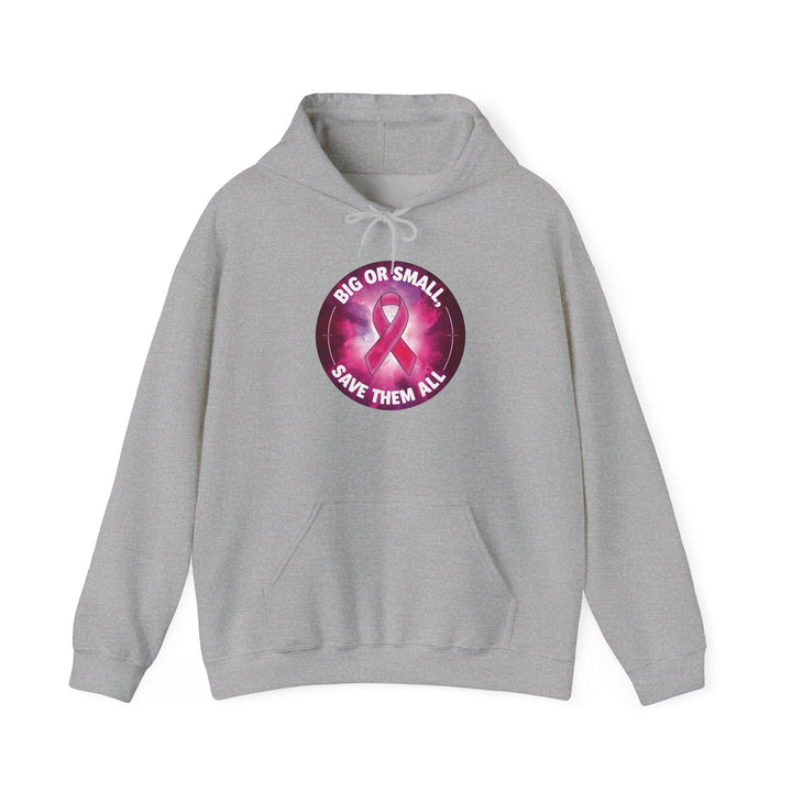 Breast Cancer Awareness Hoodie with Supportive Ribbon - Gutsy Garb