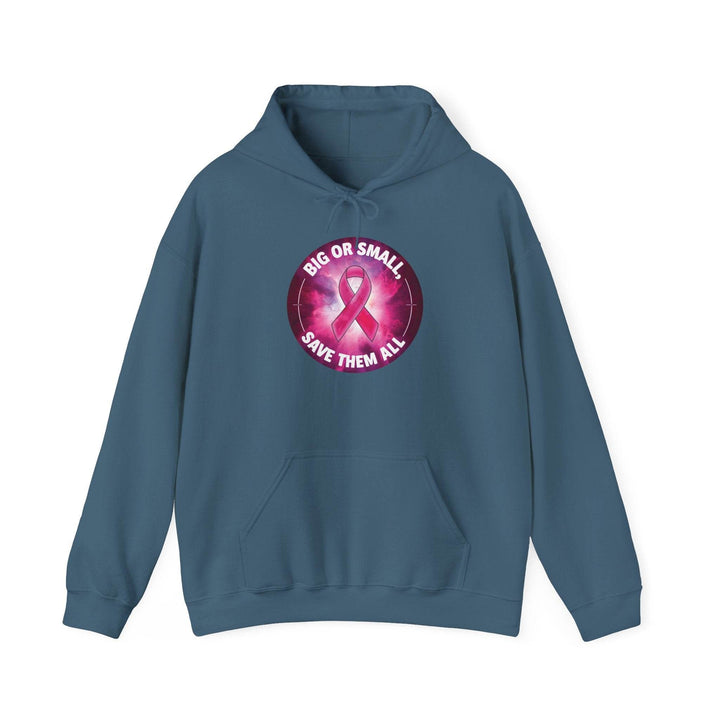 Breast Cancer Awareness Hoodie with Supportive Ribbon - Gutsy Garb