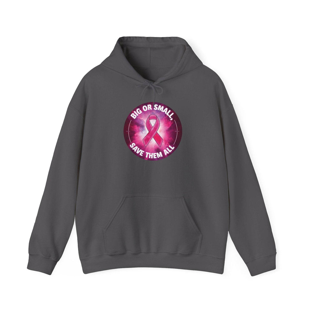 Breast Cancer Awareness Hoodie with Supportive Ribbon - Gutsy Garb