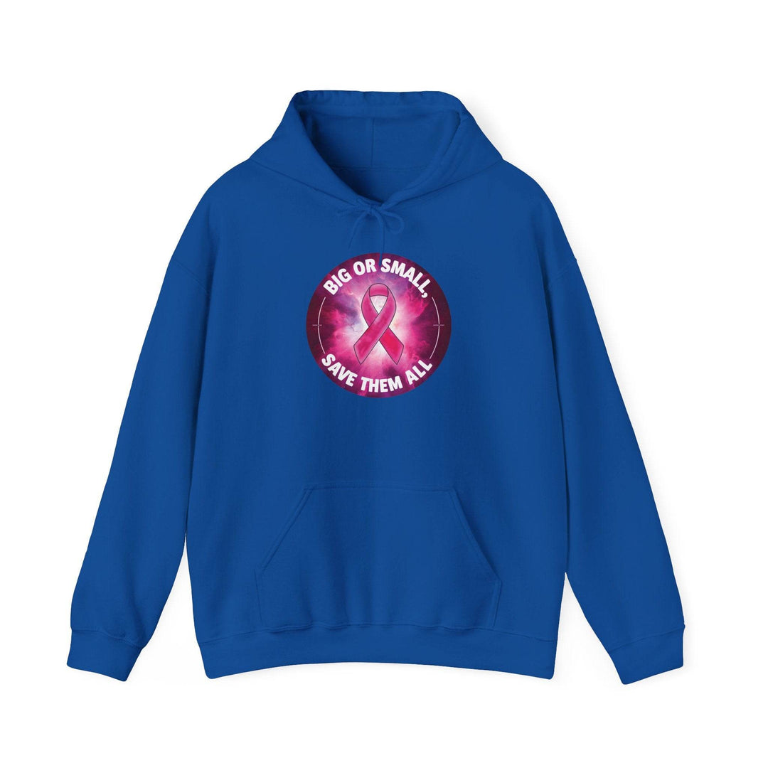 Breast Cancer Awareness Hoodie with Supportive Ribbon - Gutsy Garb