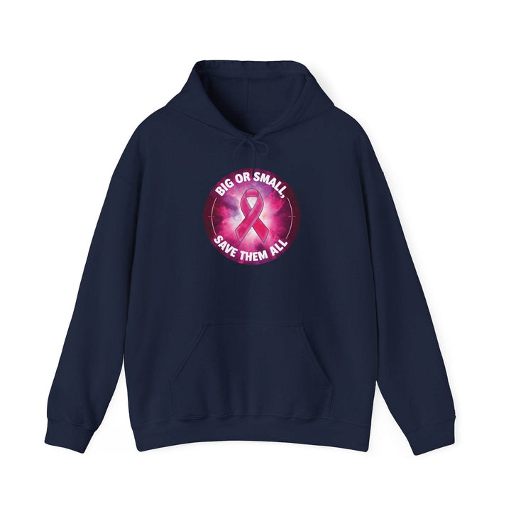 Breast Cancer Awareness Hoodie with Supportive Ribbon - Gutsy Garb