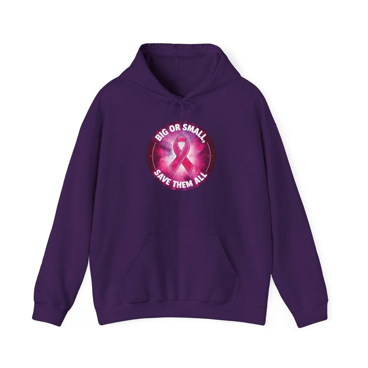 Breast Cancer Awareness Hoodie with Supportive Ribbon - Gutsy Garb