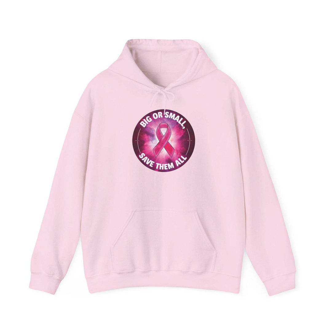 Breast Cancer Awareness Hoodie with Supportive Ribbon - Gutsy Garb