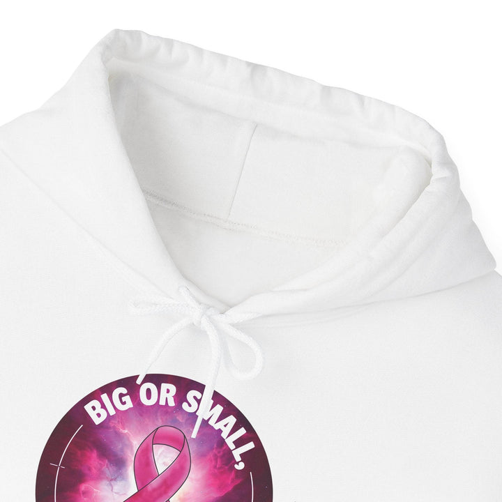 Breast Cancer Awareness Hoodie with Supportive Ribbon - Gutsy Garb