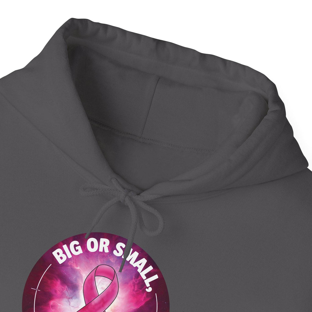 Breast Cancer Awareness Hoodie with Supportive Ribbon - Gutsy Garb